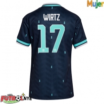 Camiseta Alemania Florian Wirtz #17 Visitante Equipación para mujer Mundial 2026 manga corta